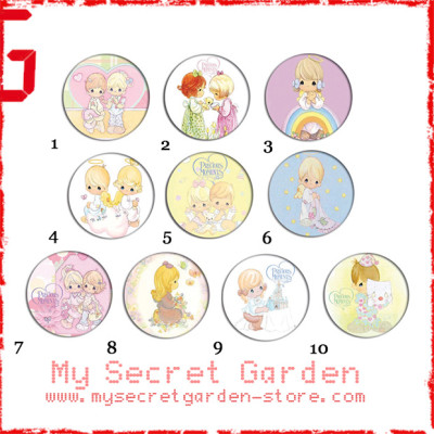 Precious Moments - Pinback Button Badge Set ( or Hair Ties / 4.4 cm Badge / Magnet / Keychain Set )